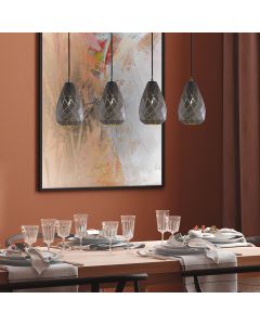 Suspension moderne anthracite, Esrum