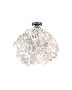 Lampe plafond rétro chromée, Urwa