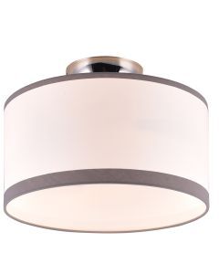 Lampe plafond moderne blanche, Denley
