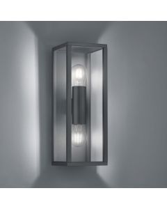 Luminaire extérieur industrielle anthracite, Sanna, IP44