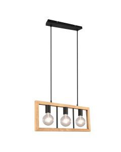 Suspension vintage noire, Rafiq