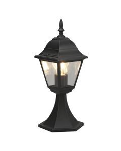 Luminaire extérieur classique noir, Lavina, IP44
