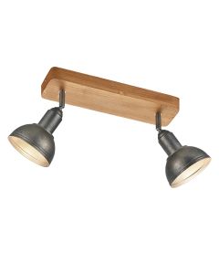 Spot plafond vintage nickel, Amarey