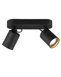 Spot plafond moderne noir, Shaquan