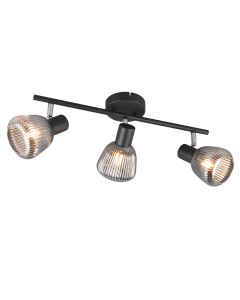 Spot plafond moderne noir, Meriem