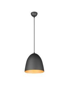 Suspension demi-sphère moderne noire, Ingmar