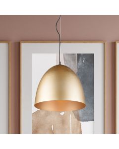 Suspension demi-sphère moderne laiton, Ingmar