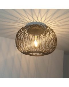 Lampe plafond noire industrielle, Karly