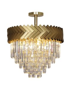 Plafonnier doré design, Jetske