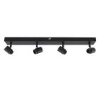 Pavillon cache fil noir en aluminium, Rika