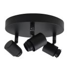 Pavillon cache fil noir en aluminium, Rika