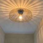 Lampe plafond ambre rétro, Evren