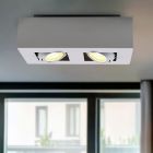 Spot en saillie blanc moderne, Akira