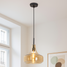 Suspension ambre moderne, Yael