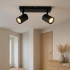 Spot plafond noir moderne, Elena