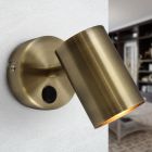 Applique murale bronze moderne, Elena, avec interrupteur