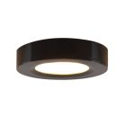 Lampe ronde sous placard de cuisine, noir