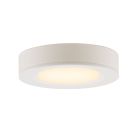 Lampe ronde sous placard de cuisine, blanc