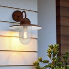 Luminaire extérieur couleur rouille classique, Maxx, IP44