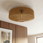 Plafonnier marron rustique, Pippa
