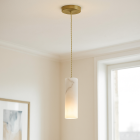 Suspension blanche moderne, Marilou