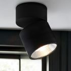 Spot plafond noir moderne, Thomas