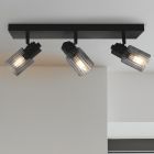 Spot plafond gris rétro, Omer