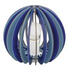 Lampe de table pour enfants bleue en bois, Babette