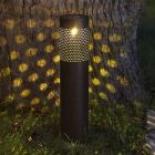Spot à piquer solaire noir en aluminium, Adela, 0,064W, 3000K LED, IP44