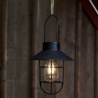 Luminaire extérieur noir industriel, Adrienne, 0,03W, 3000K LED, IP44