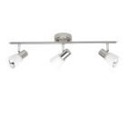 Spot plafond chromé en métal, Alaya