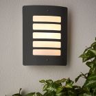 Luminaire extérieur anthracite en métal, Alea, IP44