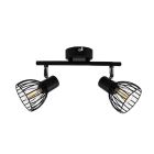 Spot plafond noir industriel, Adama