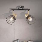 Spot plafond laiton rétro, Luitzen