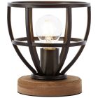 Lampe de table noire moderne, Esmee, avec interrupteur