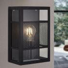 Luminaire extérieur noire industrielle, Ramla, IP44