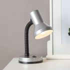 Lampe de bureau grise en plastique, Loet, avec interrupteur