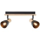 Spot plafond noir rustique, Tyrone