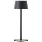 Lampe de table extérieur noire moderne, Petter, 2W, 3000K LED, IP44, gradable en 3 étapes