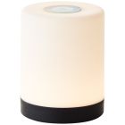 Lampe de table extérieur noire moderne, Maezon, 1W, RGBW LED, IP44, avec variateur tactile