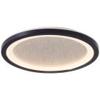 Panneau LED plafonnier noir moderne, Yamal, 16W, 3000K LED