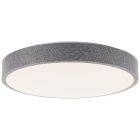 Lampe plafond grise rustique, Soeraya, 24W, 3000K LED, gradable en 3 étapes