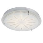Applique murale chromée en verre, Danae, 15W, 3000K LED