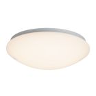 Lampe plafond blanche en plastique, Djalissa, 12W, 3000K LED