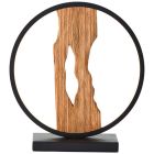 Lampe de table rustique bois, Raynor, 7,5W, 3000K LED, avec interrupteur