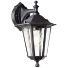 Luminaire extérieur noir classique, Radha, IP44