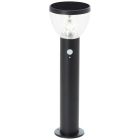 Lampadaire extérieur solaire noir moderne, Saar, 3W, 3000K LED, IP44