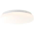 Lampe plafond blanche en plastique, Julie, 12W, 3000K LED
