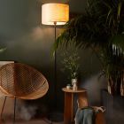 Lampadaire en bois beige, Enna, avec interrupteur