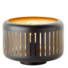 Lampe de table noire industrielle, Veronika, avec interrupteur